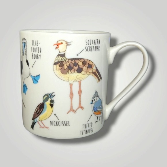 Hacche Retail Dining Ginger Fox Fowl Language Naughty Word Bird Names Mug Porcelain Hacche